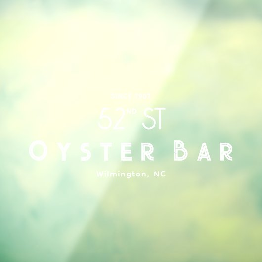 Minimalistic Deco Style | White Raamsticker (Vel 3)