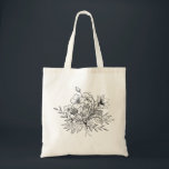 Minimalistic Floral Bouquet Tote Bag<br><div class="desc">Minimalistic Floral Bouquet</div>