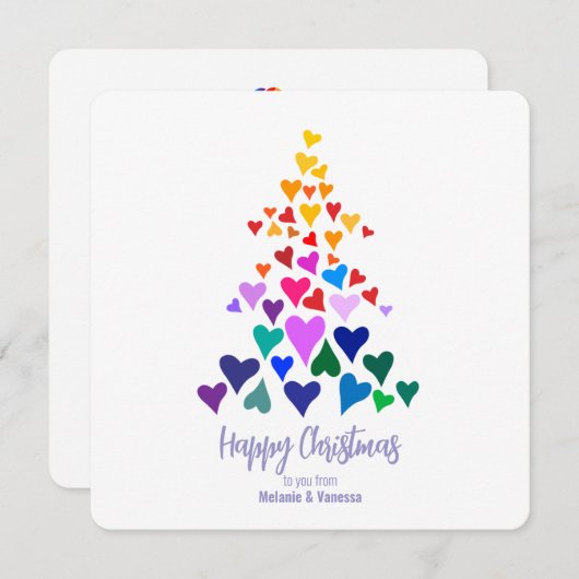 Minimalistic Gay Christmas (Voorkant / Achterkant)