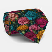 Minimalistic Gifts For Dad Carnation Floral Stropdas (Opgerold)