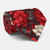 Minimalistic Gifts For Husband Gardenias Floral Stropdas (Opgerold)