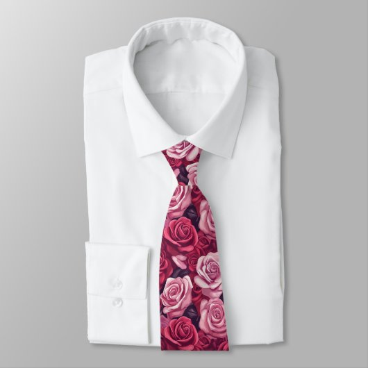 Minimalistic Graduation Gifts For Him Rose Floral Stropdas (Gebonden)