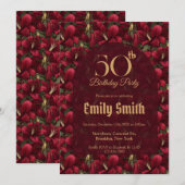 Minimalistic Lilies Flower Nature-Inspired Parties Kaart (Voorkant / Achterkant)