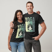 Minimalistic Lotus Flower Meditating Yoga T-shirt (Unisex)