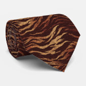 Minimalistic Mens Fashion Animal Print Stropdas (Opgerold)