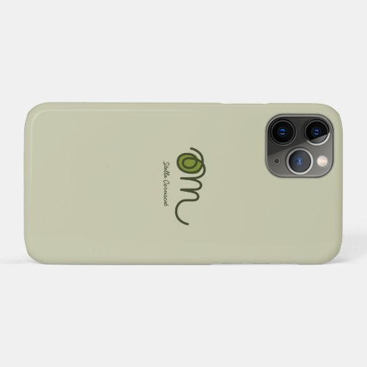 Minimalistic Om Handwritten Personalized Case-Mate iPhone Case (Achterkant (horizontaal))