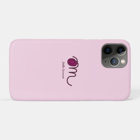Minimalistic Om Handwritten Personalized Case-Mate iPhone Case (Achterkant (horizontaal))
