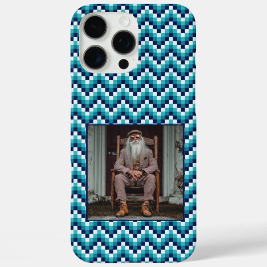 Minimalistic Retirement Gifts For Husband Chevron Case-Mate iPhone Case (Achterkant)