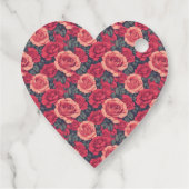 Minimalistic Rose Floral Spring Birthday Bedankjes Labels (Achterkant)