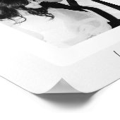 Minimalistic Script Ace of Spades Couple Photo Poster (Hoek)