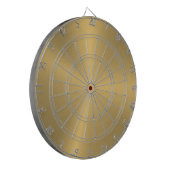 Minimalistic Slick Metallic Gold Texture Dartbord (Voorkant Links)