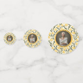 Minimalistic Tulip Themed First Birthday Gift Confetti (Voorkanten)