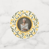 Minimalistic Tulip Themed First Birthday Gift Confetti (Kleine voorkant)