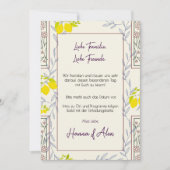 Minimalistic Vintage Botanical Save the Date (Voorkant)