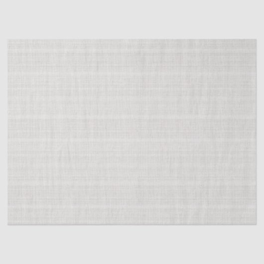 Minimalistic White Burlap Texture Tissuepapier (Voorkant)