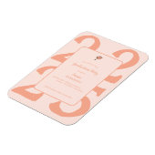 Minimalistisch 2025 Afstuderen Eenvoudige feestuit Magneet (Linkerzijde)