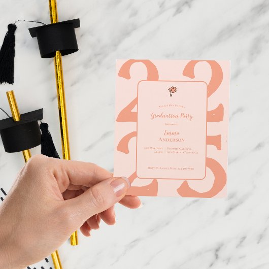 Minimalistisch 2025 Afstuderen Eenvoudige feestuit Magneet