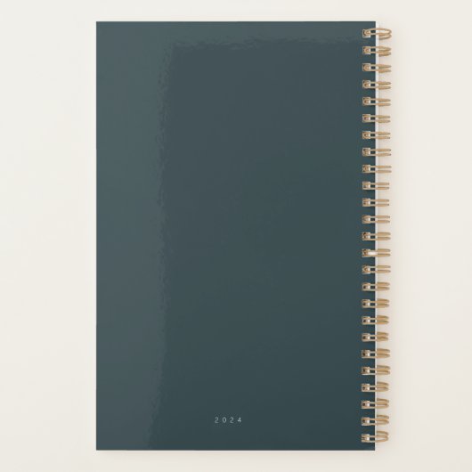 Minimalistisch  2025 planner (Achterkant)