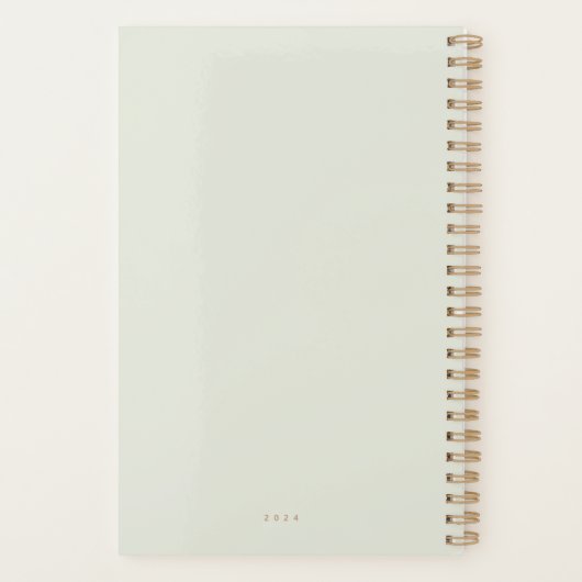 Minimalistisch  2025 planner (Achterkant)