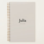 Minimalistisch 2025 planner (Voorkant)