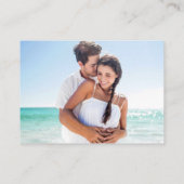 Minimalistisch 2 QR Weddenschap RSVP - Details fot Informatiekaartje (Achterkant)