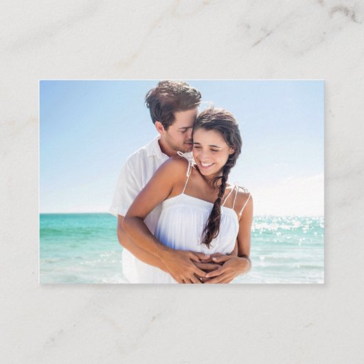 Minimalistisch 2 QR Weddenschap RSVP - Details fot Informatiekaartje (Achterkant)