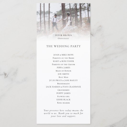 Minimalistisch 2 van de Band van het Manuscript va Programmakaart (Achterkant)