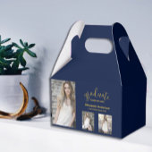 Minimalistisch 3 foto Afstuderen Bedankdoosjes