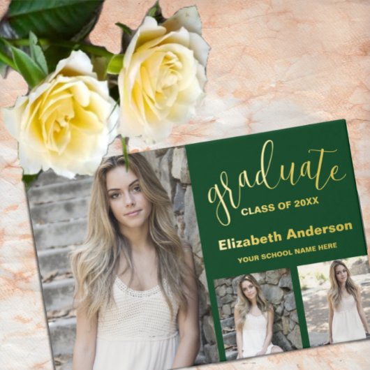 Minimalistisch 3 foto Afstuderen Gastenboek