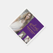 Minimalistisch 3 foto Afstuderen Servet (Hoek)