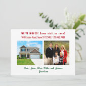 Minimalistisch 3 foto's die we hebben gemaakt aankondiging (Staand voorkant)