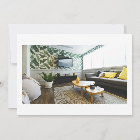 Minimalistisch 3 foto's die we hebben gemaakt aankondiging (Achterkant)