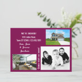 Minimalistisch 3 foto's die we hebben gemaakt aankondiging (Staand voorkant)