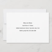 Minimalistisch 40 Foto 40th Birthday Kaart (Achterkant)