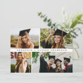 Minimalistisch 4 Afstudeerder foto's Afstuderen Aa Kaart (Staand voorkant)
