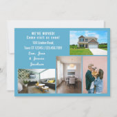 Minimalistisch 4 foto's die we hebben verplaatst aankondiging (Voorkant)