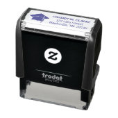 Minimalistisch 8e rang Afstuderen adres Zelfinktende Stempel (Product)