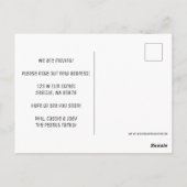 Minimalistisch aangepast aangepast nieuw huis voor briefkaart (Achterkant)