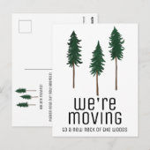 Minimalistisch aangepast aangepast nieuw huis voor briefkaart (Voorkant / Achterkant)