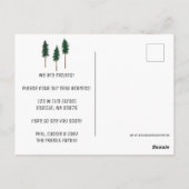 Minimalistisch aangepast aangepast nieuw huis voor briefkaart (Achterkant)