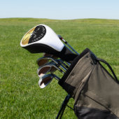 Minimalistisch aangepast elegant Golfmonogram Golfheadcover (Insitu)