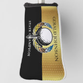 Minimalistisch aangepast elegant golfontwerp golfheadcover (Draai 90)