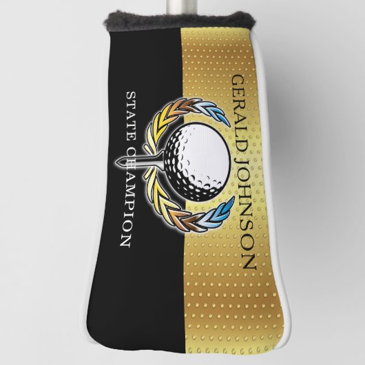 Minimalistisch aangepast elegant golfontwerp golfheadcover (Draai 90)