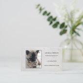 Minimalistisch aangepast foto-Visitekaartje Visitekaartje (Staand voorkant)
