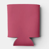 Minimalistisch aangepast Magenta Red Script Wedden Blikjeskoeler (Achterkant)