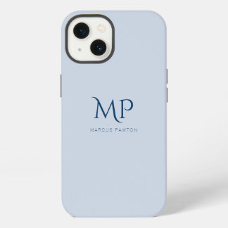Minimalistisch aangepast marinemonogram iPhone 13 hoesje