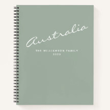 Minimalistisch aangepast reisblad met moderne reis