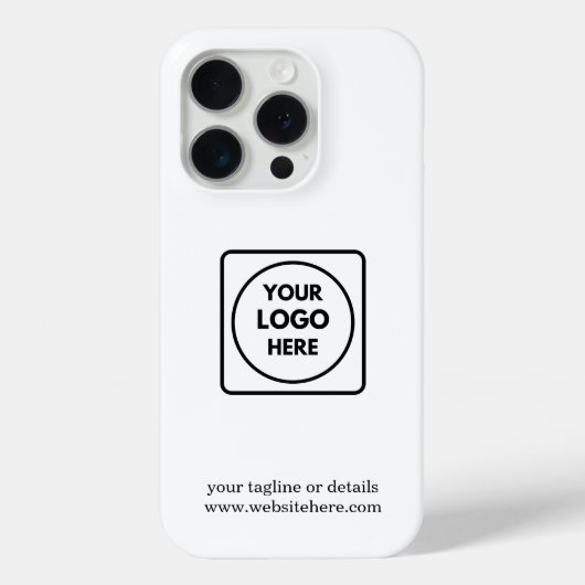 Minimalistisch aangepast zakelijk logo merk iphone Case-Mate iPhone case (Achterkant)