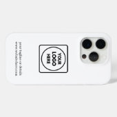 Minimalistisch aangepast zakelijk logo merk iphone Case-Mate iPhone case (Achterkant (horizontaal))