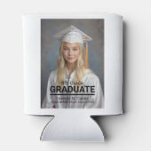 Minimalistisch aangepaste foto 8e rang Afstuderen Blikjeskoeler (Achterkant)